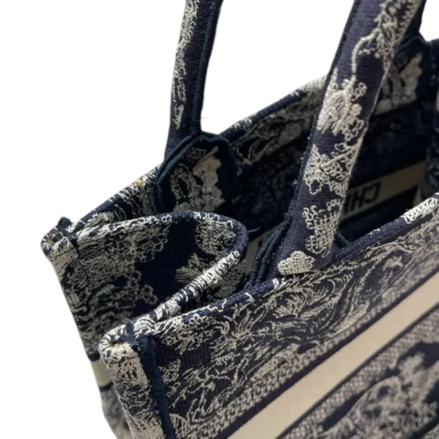 Blue De Tote Book Dioriviera Responsive Canvas Jouy Time-sensitive Toile Small