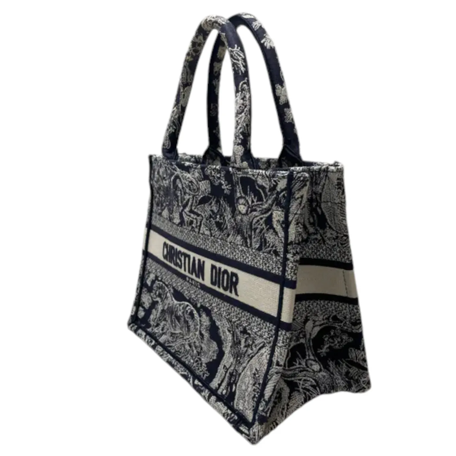 Blue De Tote Book Dioriviera Responsive Canvas Jouy Time-sensitive Toile Small