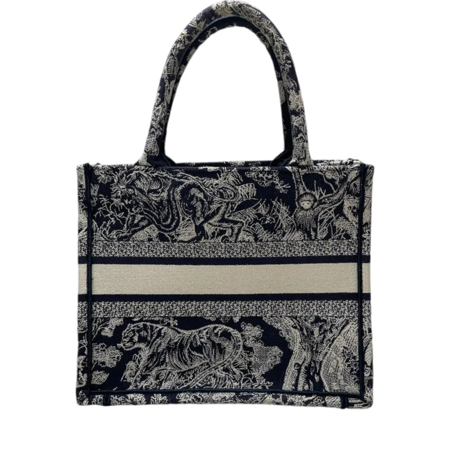 Blue De Tote Book Dioriviera Responsive Canvas Jouy Time-sensitive Toile Small