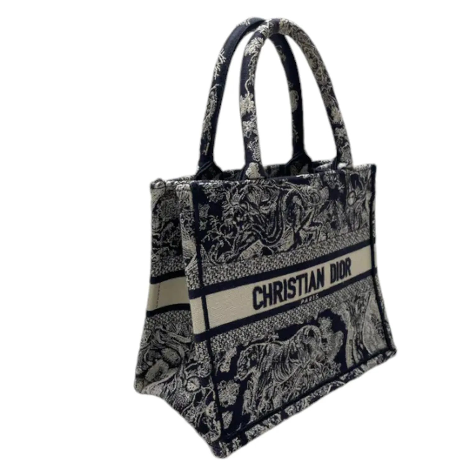 Blue De Tote Book Dioriviera Responsive Canvas Jouy Time-sensitive Toile Small