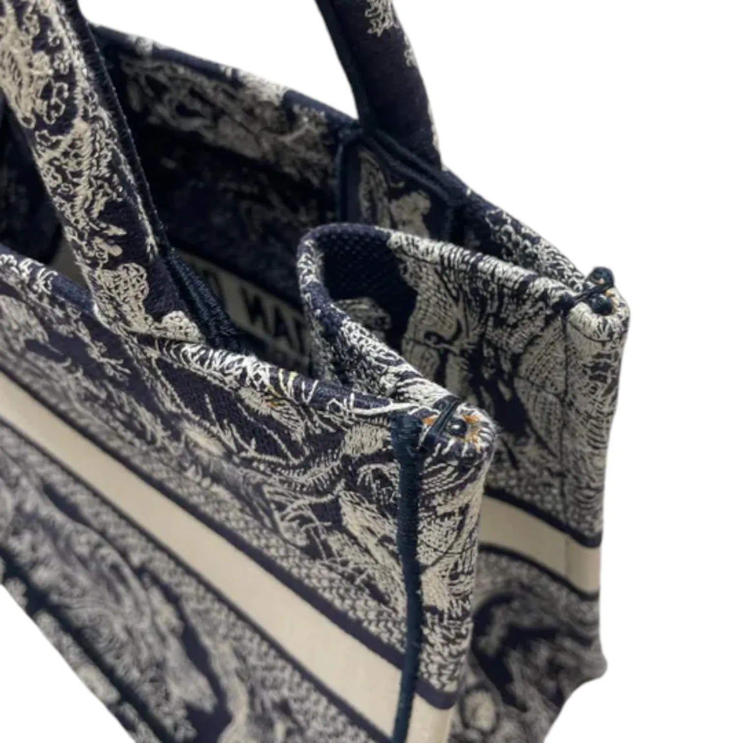 Blue De Tote Book Dioriviera Responsive Canvas Jouy Time-sensitive Toile Small