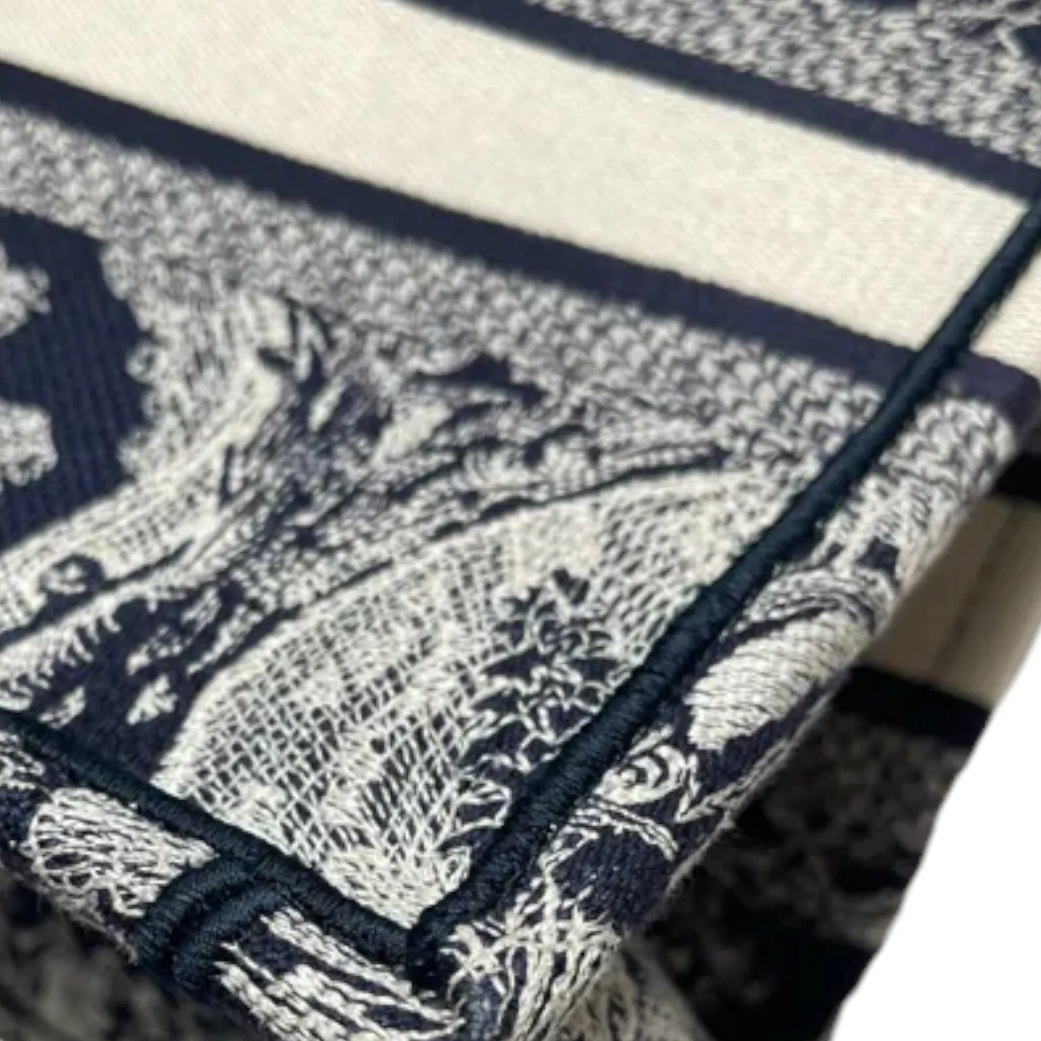 Blue De Tote Book Dioriviera Responsive Canvas Jouy Time-sensitive Toile Small