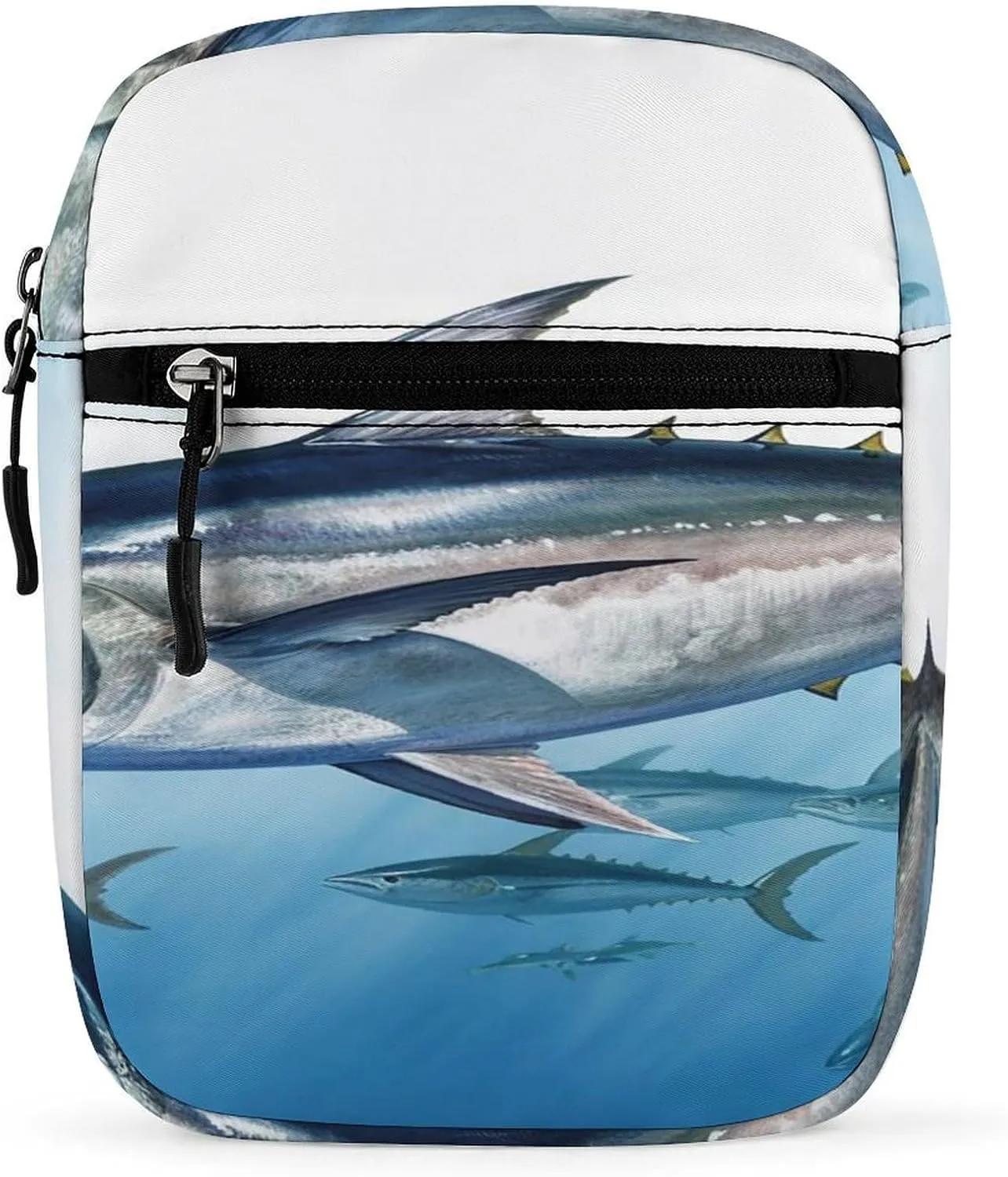 Bluefin Tuna Thunnus Small Satchel Mini Crossbody Sling Bag Shoulder Bag for Men Women Workout Travelling