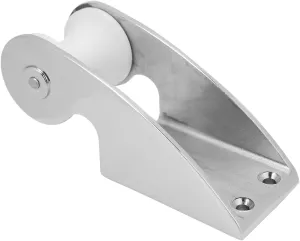 Boat Anchor Roller Bracket | 316 Stainless Steel with Nylon Pulleys & Non - Skid Pad | Long - Lasting Bow Roller for Yachts/Fishing Boats | Saltwater Safe Marine Grade