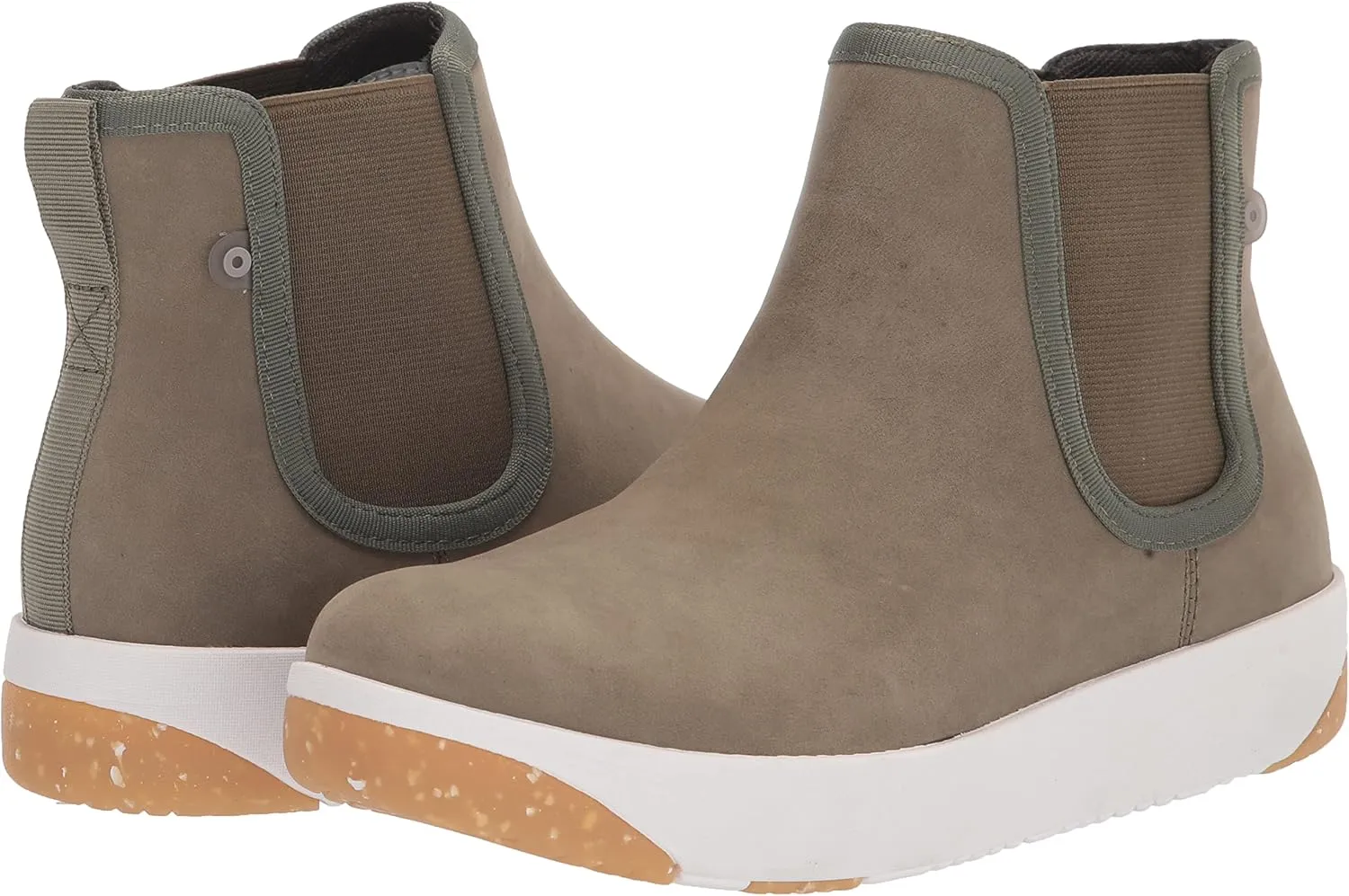 BOGS Women's Kicker Chelsea Leather Boot Snow