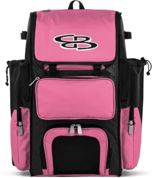 Boombah Superpack Bat Pack -Backpack Version (no wheels) - Holds up to 4 Bats - For Baseball or Softball