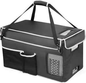 BougeRV 23 Quart Insulated Protective Cover, 12 Volt Car Refrigerator Cover, Portable Freezer Cover for BougeRV CR22 Refrigerator (Refrigerator NOT Included, NOT for CRPRO Fridge)