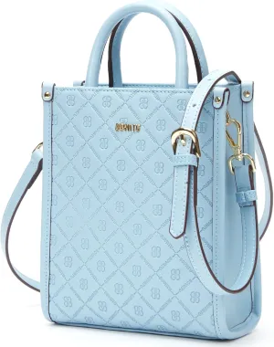 BOYATU Genuine Leather Tote for Women: Designer Top Handle Purse - Dressy Crossbody bag Small size
