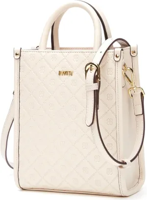 BOYATU Genuine Leather Tote for Women: Designer Top Handle Purse - Dressy Crossbody bag Small size
