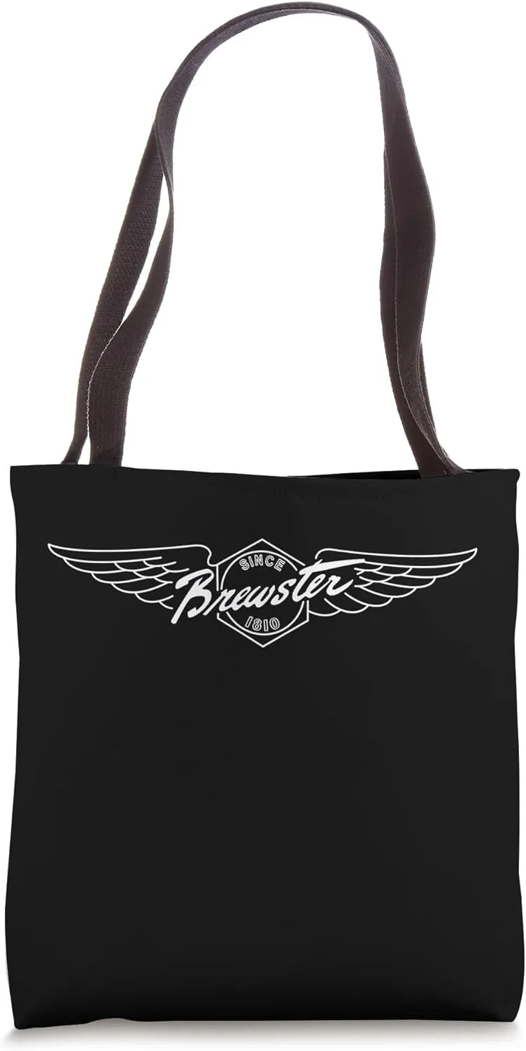 Brewster Aeronautical Corporation WW2 Plane Company Logo Tote Bag