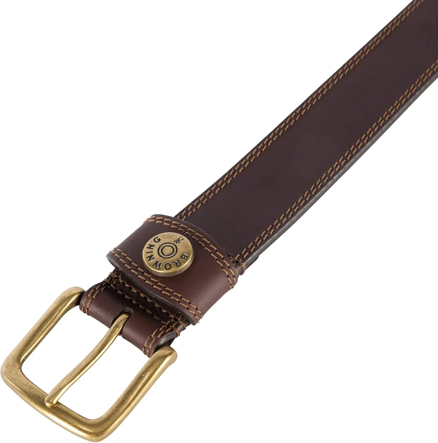 Browning Men's Rugged Leather Casual Belts