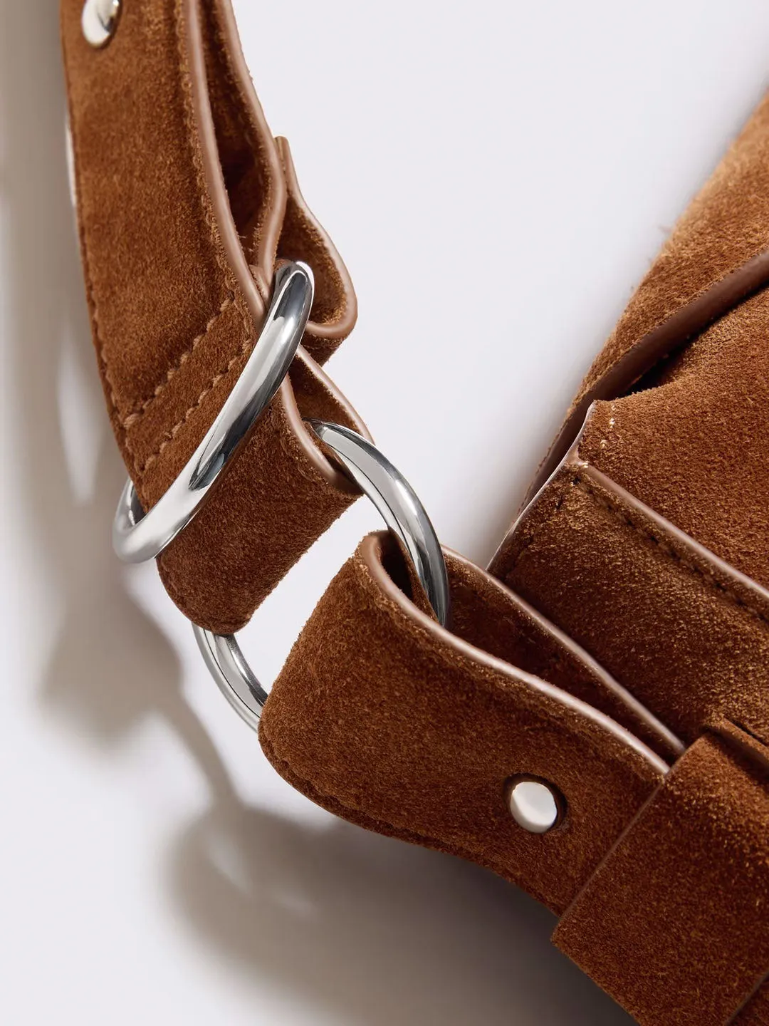 Bud Slouchy Suede Tote - Camel