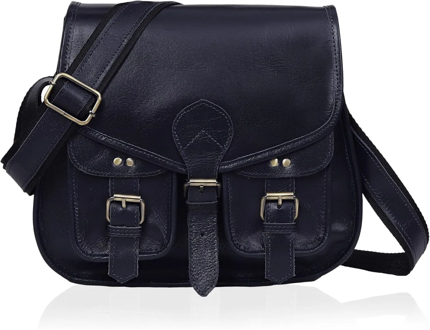 buffalo Leather Crossbody Purse Women Shoulder Bag Satchel Ladies Travel Purse