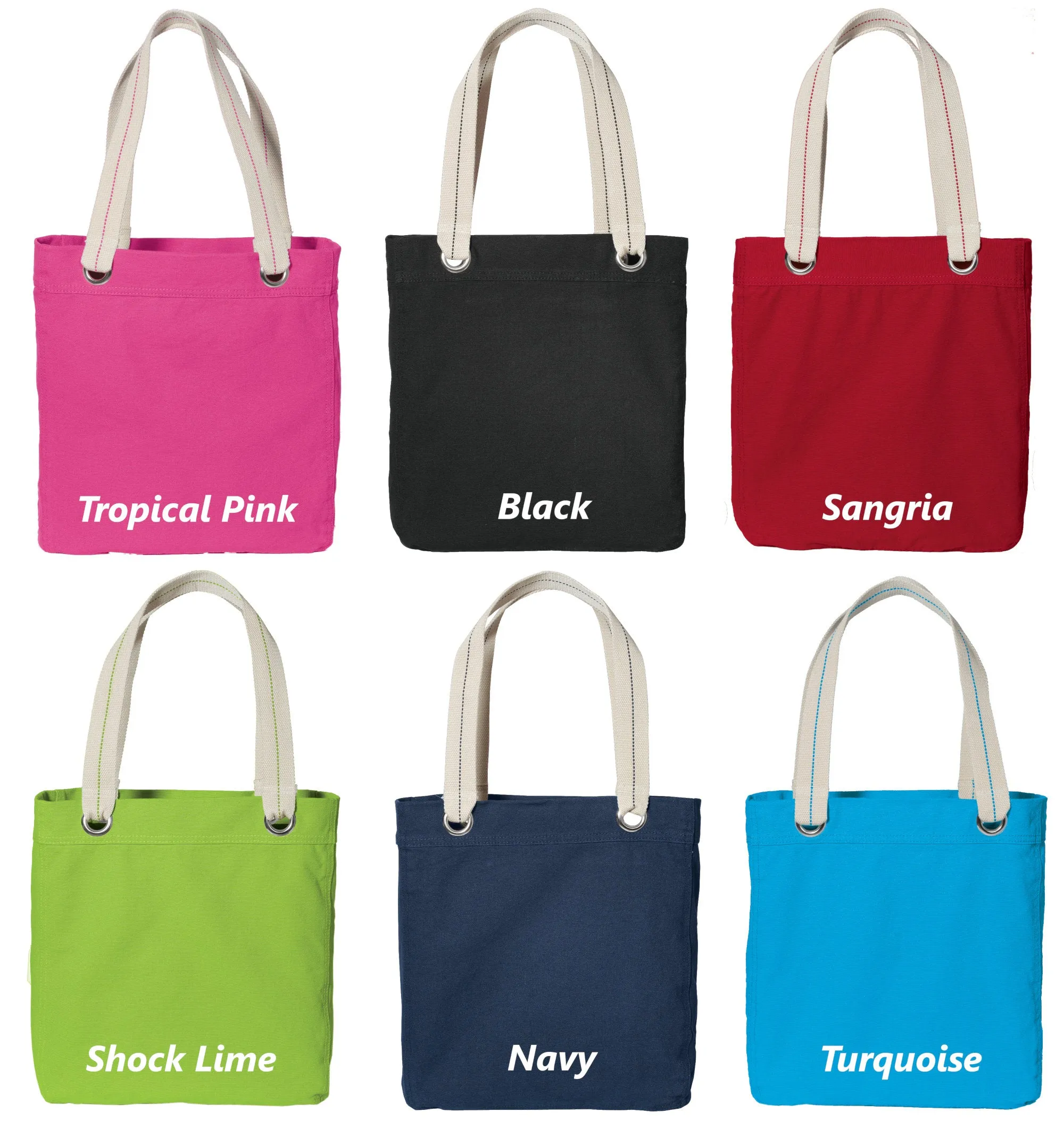 Bulk Embroidered Wedding Name Personalized Bags, Contrast Gift, Lined, Premium selection Totes, Grommets, Gift, Bridesmaid Canvas Tote Party Metal with Fraud-proof