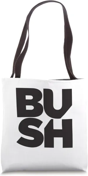 Bush – Black Stacked Logo Tote Bag