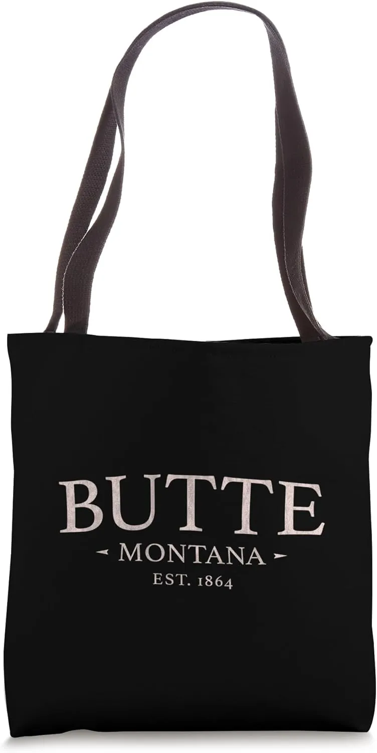 Butte Montana - Simple Butte MT Tote Bag