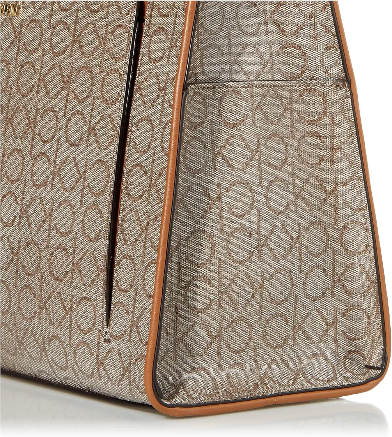 Calvin Klein Women's Margot Textured Logo Emboss Tote