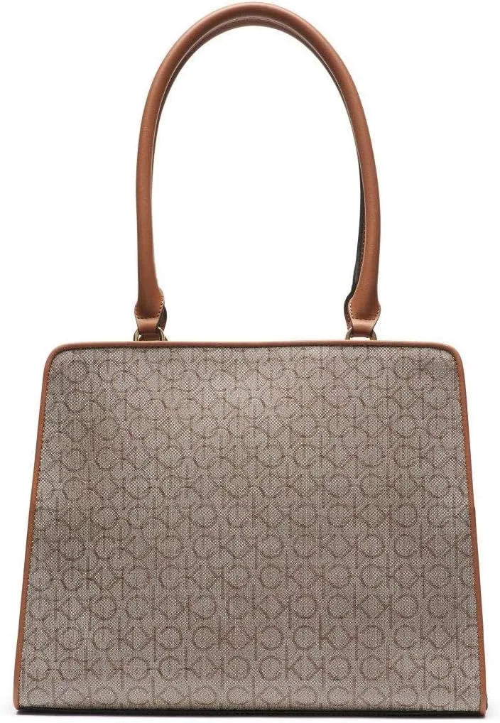 Calvin Klein Women's Margot Textured Logo Emboss Tote