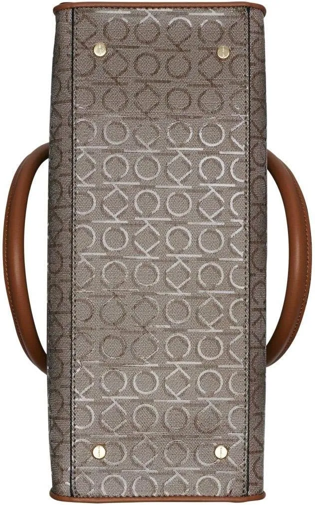 Calvin Klein Women's Margot Textured Logo Emboss Tote