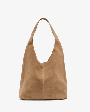 Camilla Sand Suede Tote Bag