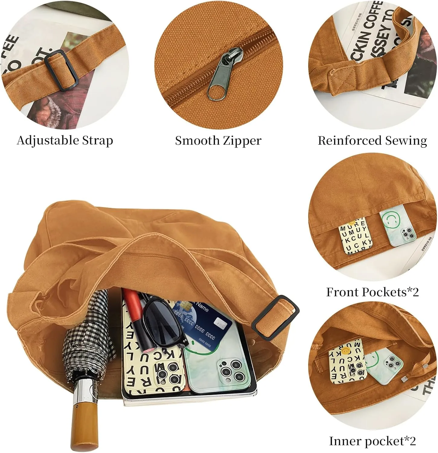 Canvas Tote Bag Large Crossbody Hobo Bag for Women and Men Messenger Bags Shoulder Handbag Casual Purse Travel Work