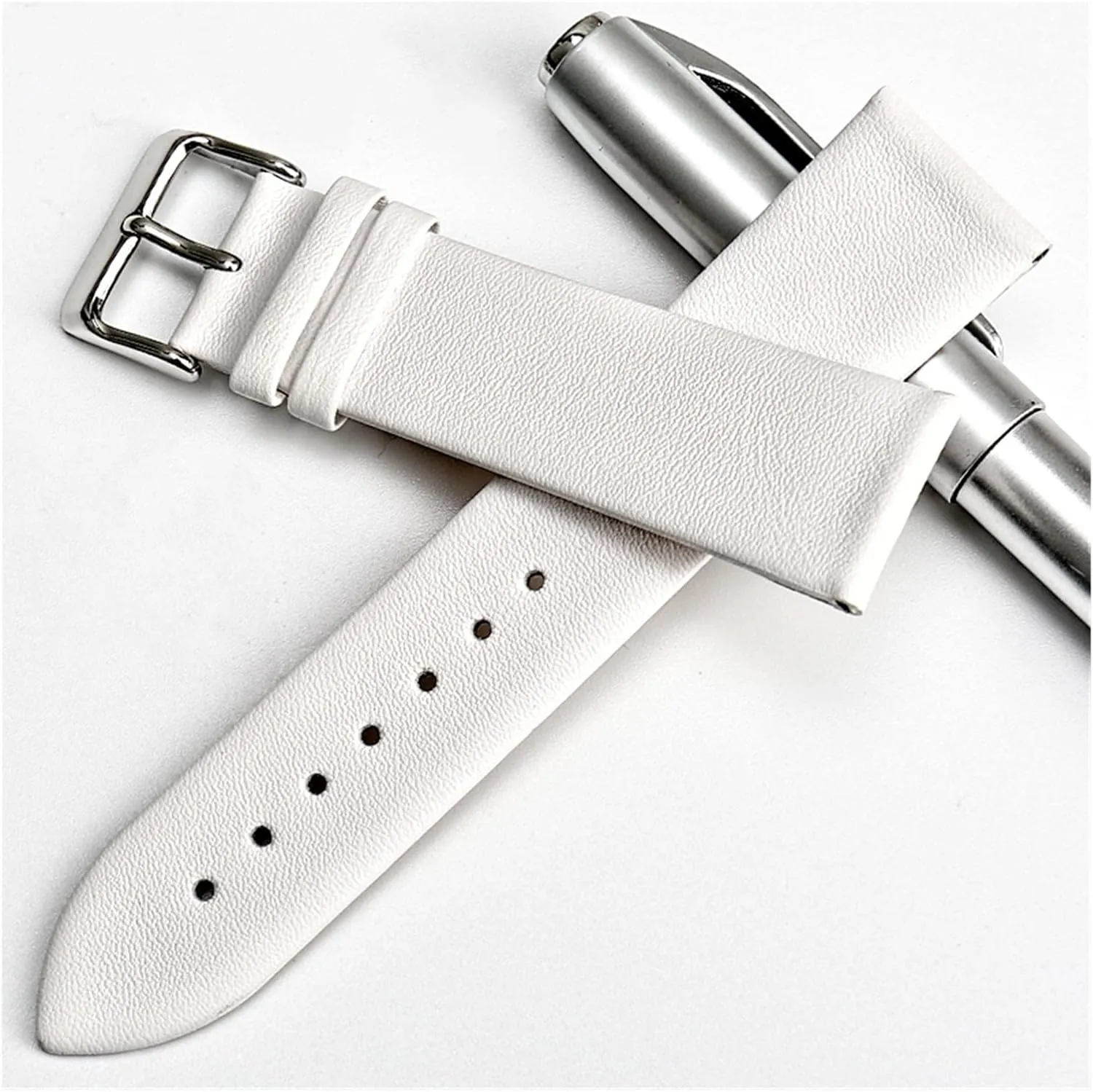 CAREG Watch Accessories Genuine Leather Watch Band 18mm 19mm 20mm 22mm Watchband Compatible With DW Daniel Wellington Watch Strap Durable