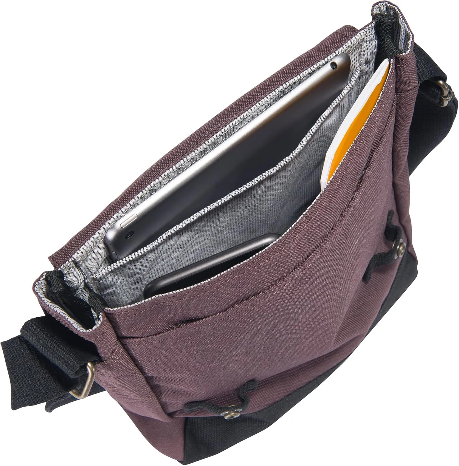 Carhartt, Durable, Adjustable Crossbody Bag With Flap Over Snap Closure