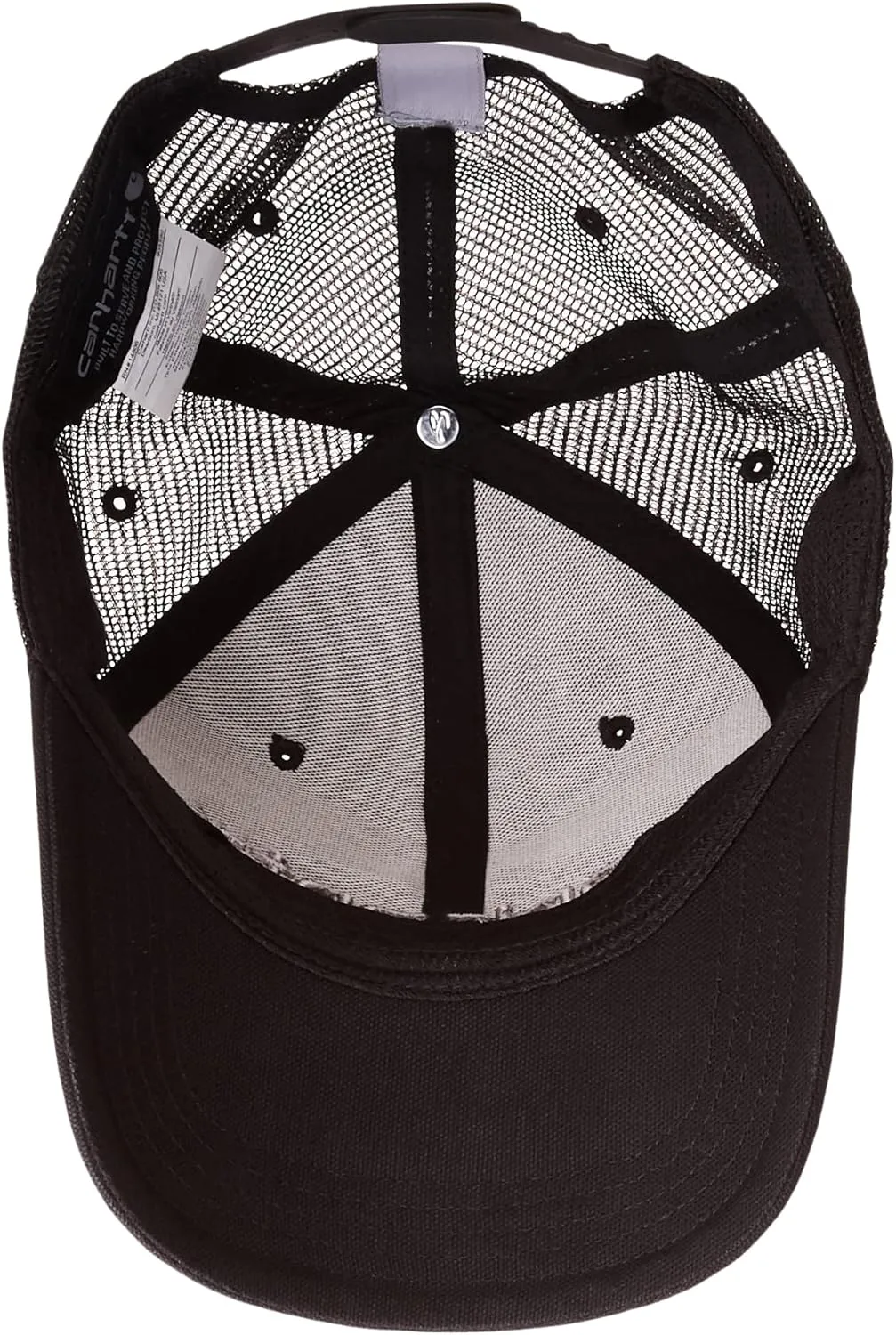 Carhartt Men's Canvas Mesh-Back Logo Graphic Cap