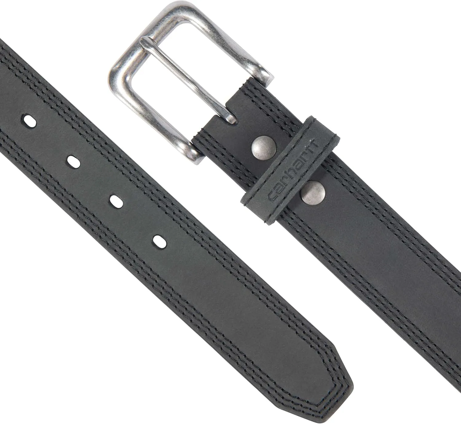 Carhartt Men's Casual Leather Triple Stitch Belts