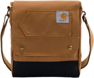 Carhartt Women's Crossbody Snap Bag Durable Adjustable Crossbody Bag with Flap Over Snap Closure