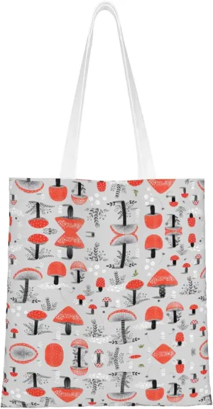 Cartoon Medicine Pattern Print Foldable Tote Bag For Women Large Tote Shoulder Handbag Reusable Grocery Bags Travel Work
