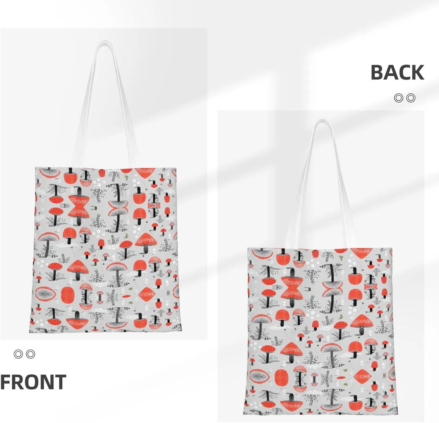 Cartoon Medicine Pattern Print Foldable Tote Bag For Women Large Tote Shoulder Handbag Reusable Grocery Bags Travel Work