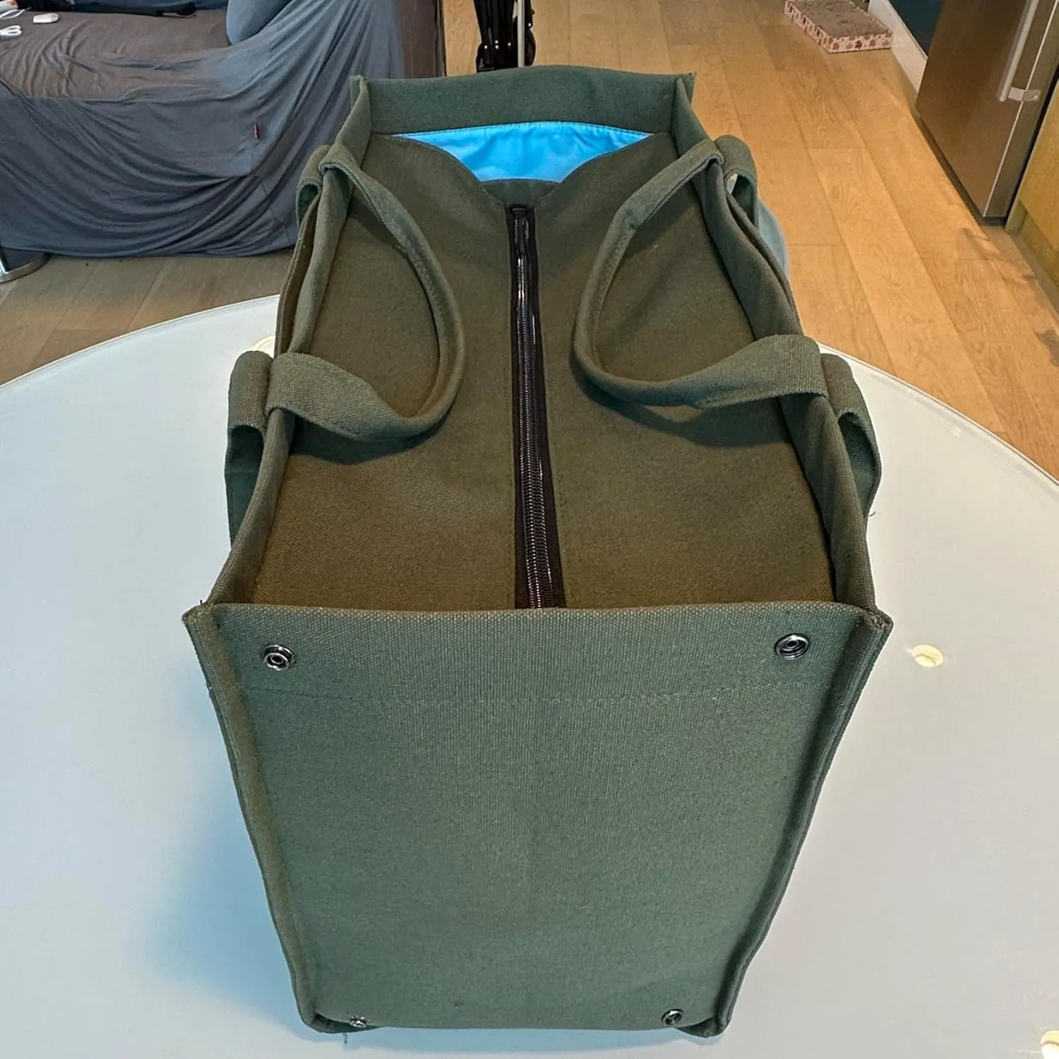 Casual Canvas Tote Bag in two sizes. Heavy Duty, Travel, Beach, Camping and everyday office size as well.