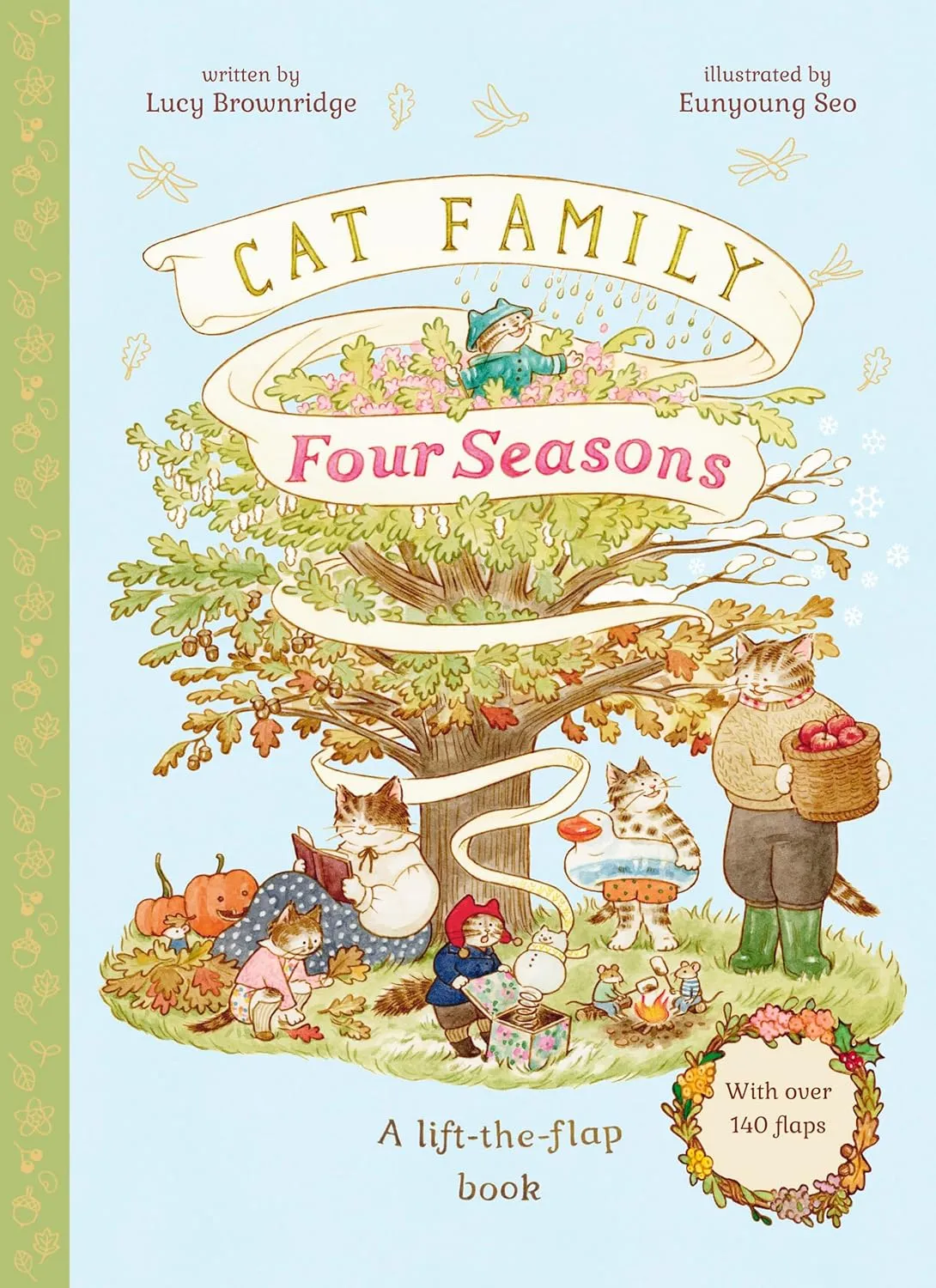 Cat Family Four Seasons: A Lift-the-Flap Book (with over 140 flaps) (The Cat Family) Hardcover – Lift the flap, May 6, 2025