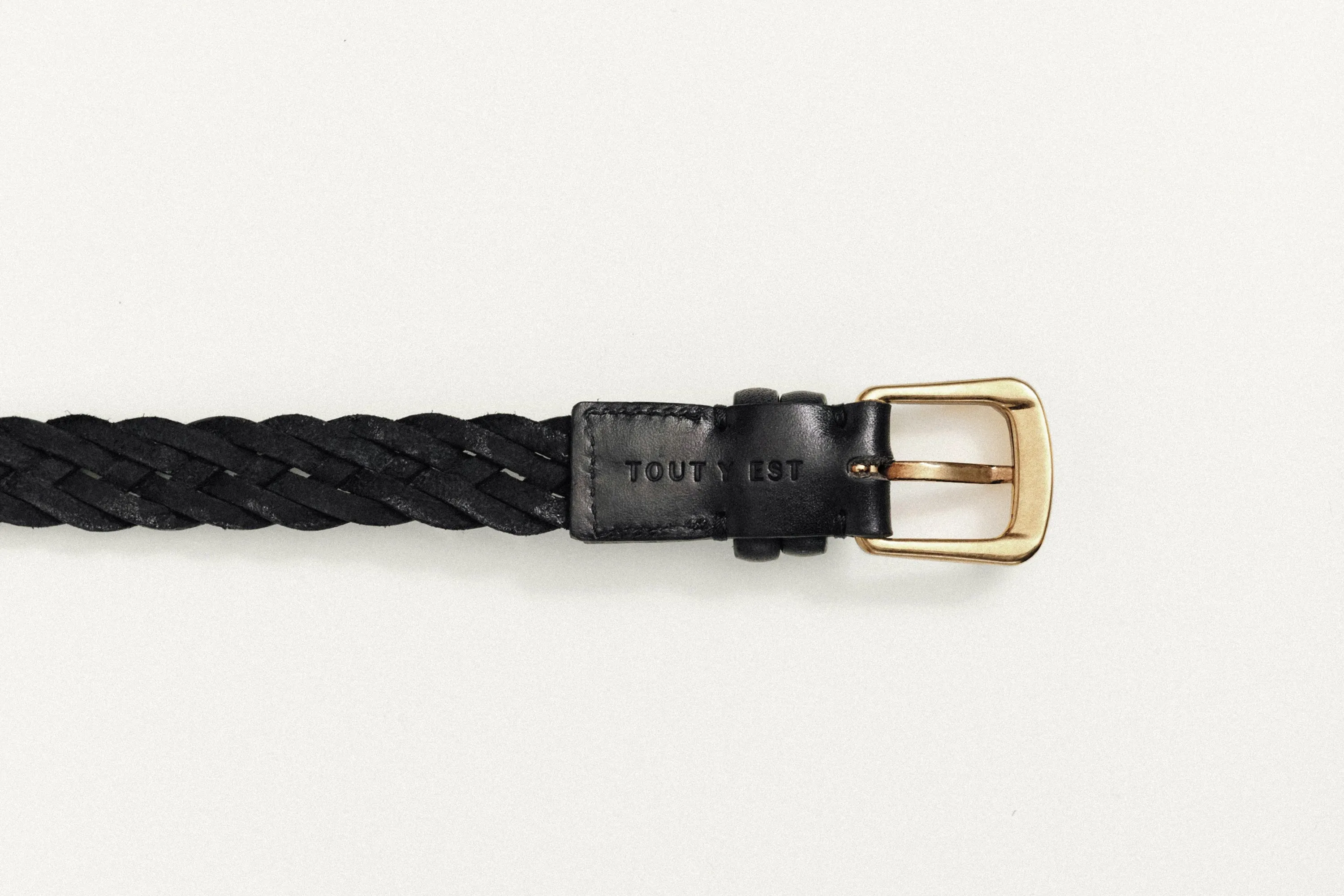 CEINTURE TRESSÉE BLACK