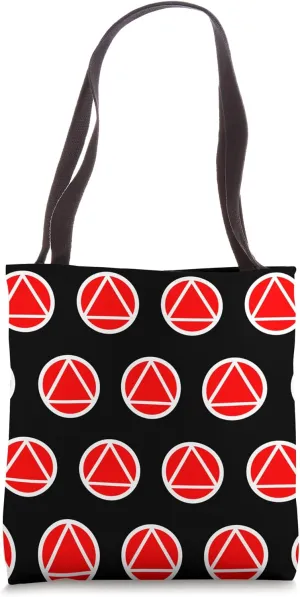 Celebrate Sobriety Recovery AA Logo ODAAT Tote Bag