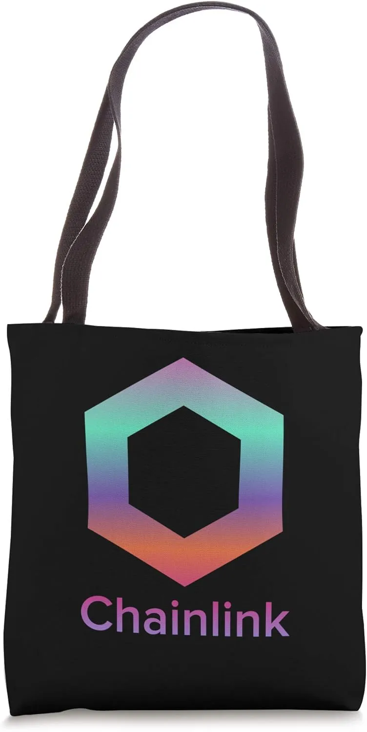 Chainlink LINK Cryptocurrency Logo Image Tote Bag
