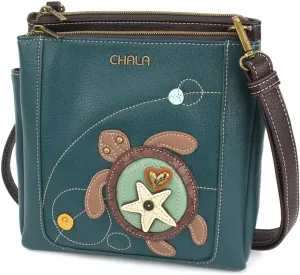 CHALA Merry Messenger RFID Protected Women Faux Leather Shoulder Purse with Adjustable Crossbody Strap