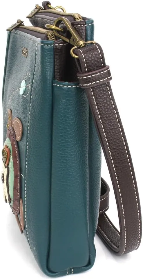 CHALA Merry Messenger RFID Protected Women Faux Leather Shoulder Purse with Adjustable Crossbody Strap