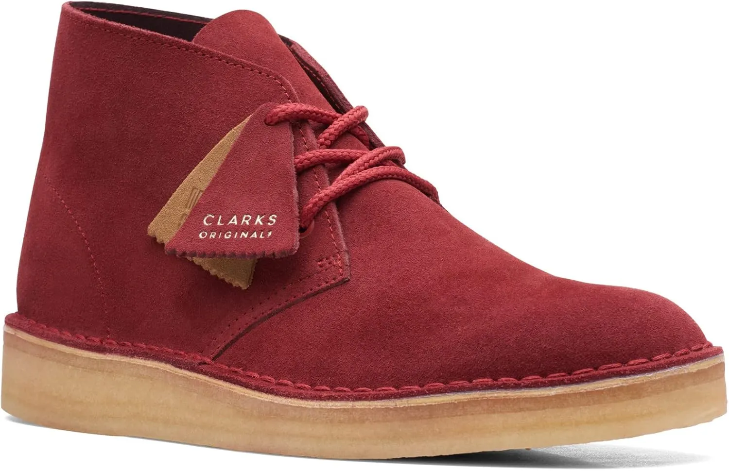 Clarks Desert Coal Brandy Suede 8 D (M)