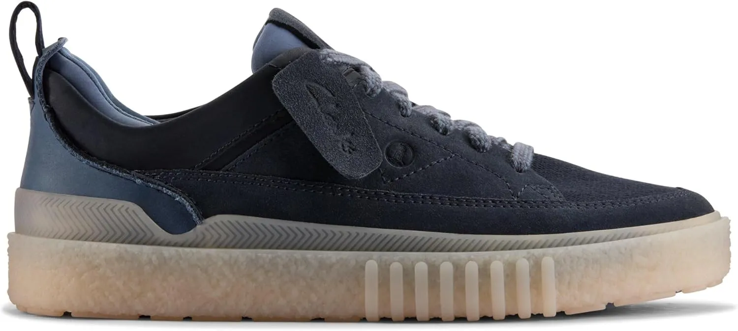 Clarks Mens Somerset Lace Suede Leather Trainers