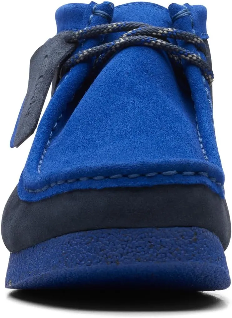 Clarks Men's Wallabee Evo Boot Navy Combi Suede