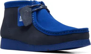 Clarks Men's Wallabee Evo Boot Navy Combi Suede