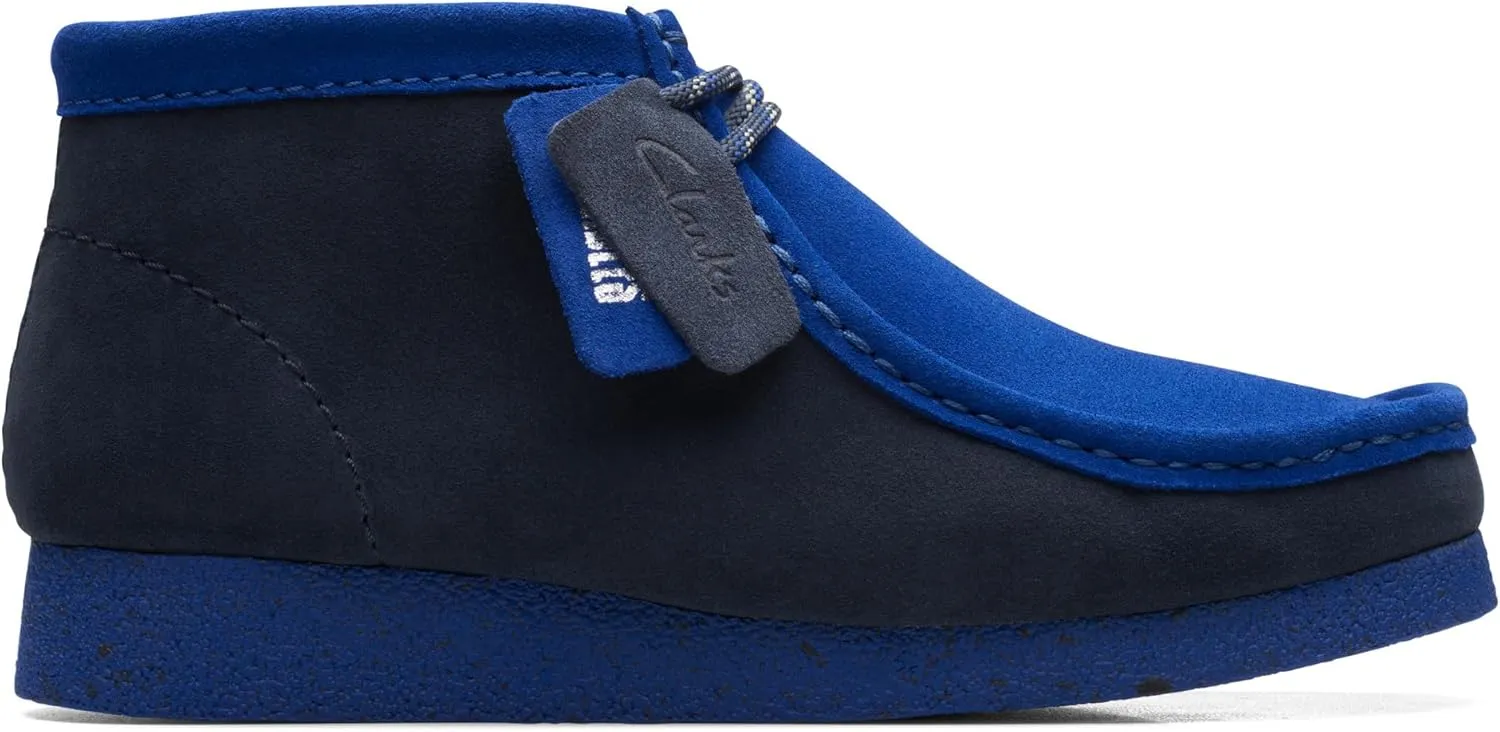 Clarks Men's Wallabee Evo Boot Navy Combi Suede