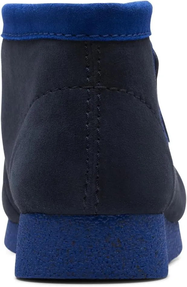 Clarks Men's Wallabee Evo Boot Navy Combi Suede
