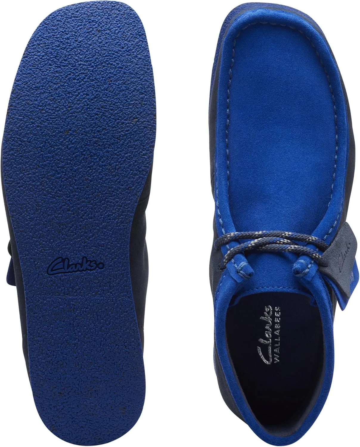 Clarks Men's Wallabee Evo Boot Navy Combi Suede