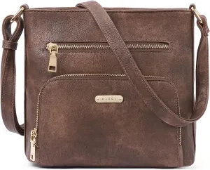 CLUCI Crossbody Purse for Women Multi Pockets Bag Vegan Leather Small Shoulder Handbags Summer Travel Designer Vintage Ladies
