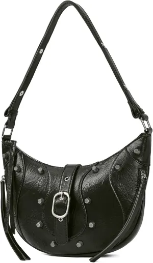 CLUCI Shoulder Bag,Purses for Women Dumpling Small Hobo Bags Vegan Leather Ladies Clutch with Adjustable Strap