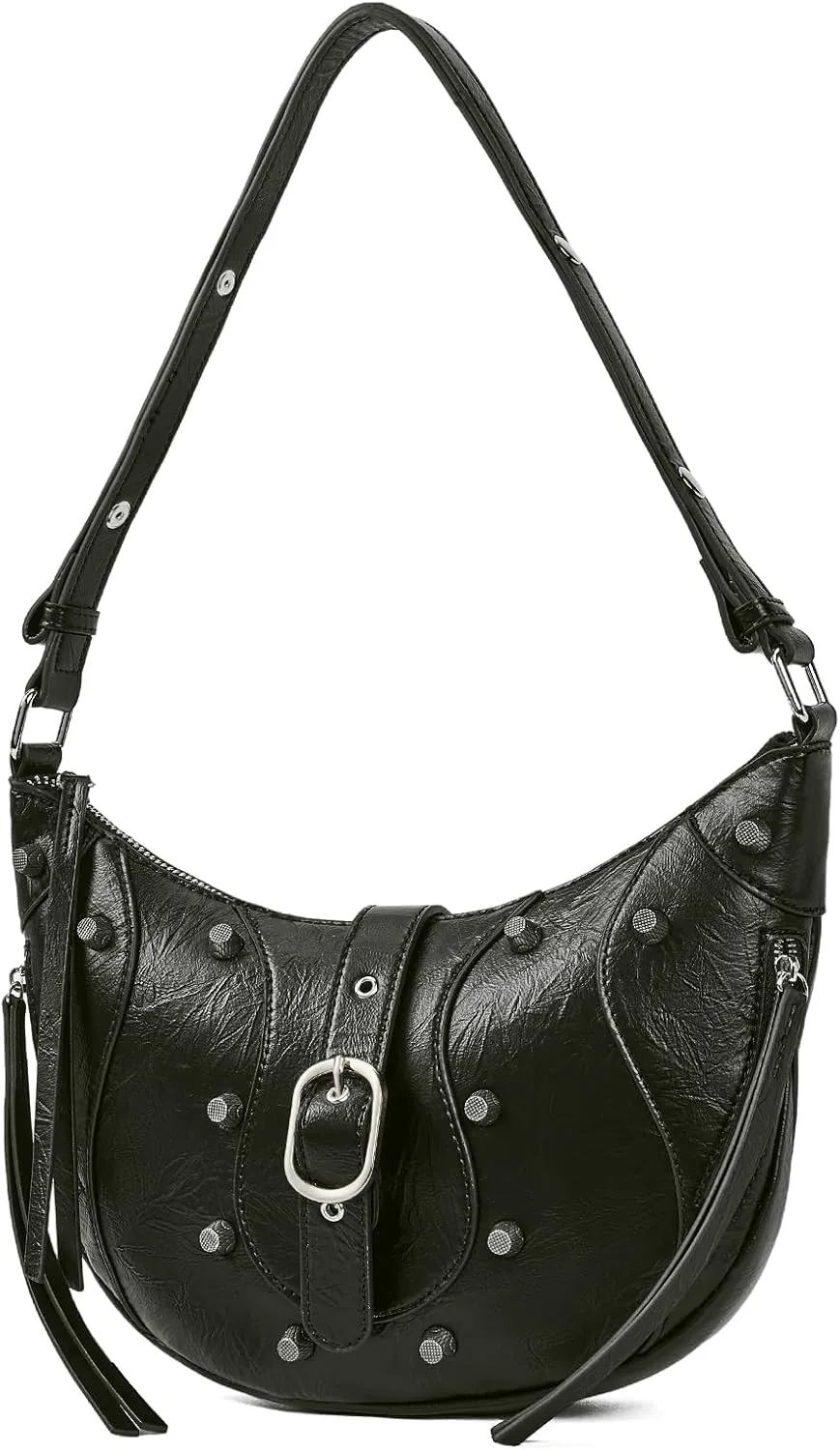 CLUCI Shoulder Bag,Purses for Women Dumpling Small Hobo Bags Vegan Leather Ladies Clutch with Adjustable Strap