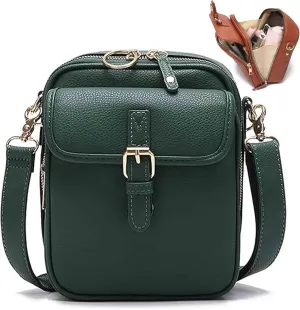 Collaborate Crossbody Leather Bag for Women - Urvashi Crossbody Genuine Leather Bag, Collaboraten1 Purse, Card Slots